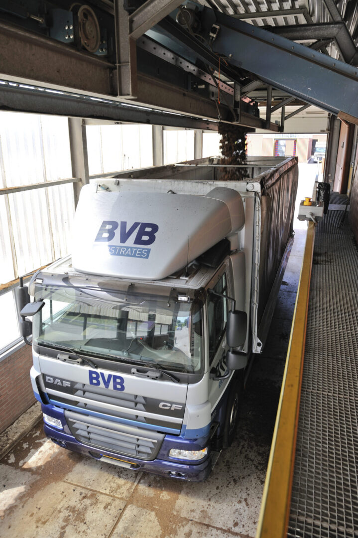BVB Substrates truck loading bulk substrates